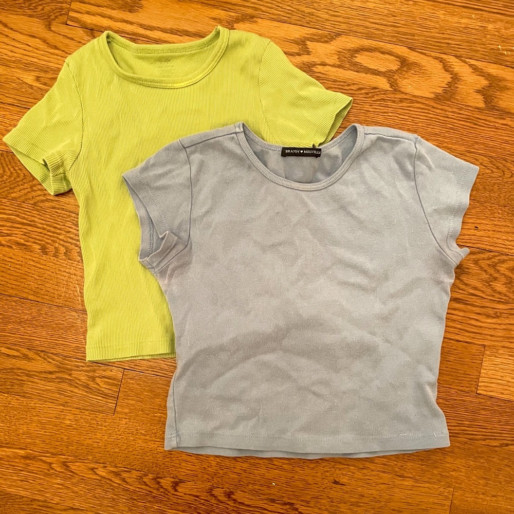 blue and green brandy t shirt bundle